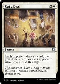 Cut a Deal from Commander: Bloomburrow