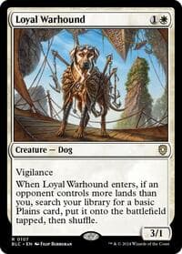 Loyal Warhound from Commander: Bloomburrow