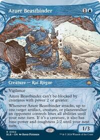 Azure Beastbinder (Showcase) from Bloomburrow