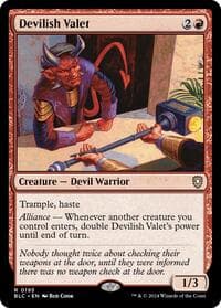 Devilish Valet from Commander: Bloomburrow