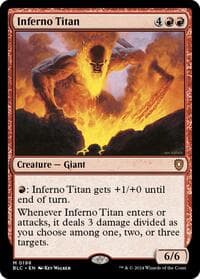 Inferno Titan from Commander: Bloomburrow