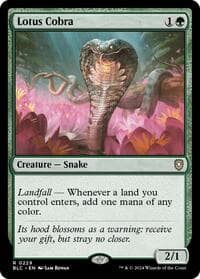 Lotus Cobra from Commander: Bloomburrow