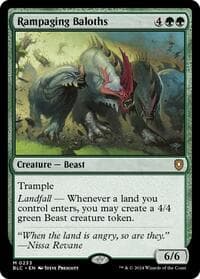 Rampaging Baloths from Commander: Bloomburrow