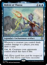 Bident of Thassa from Commander: Bloomburrow