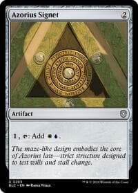 Azorius Signet from Commander: Bloomburrow