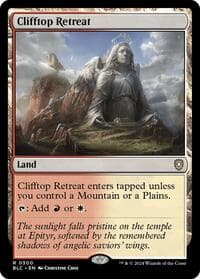 Clifftop Retreat from Commander: Bloomburrow