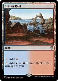 Shivan Reef from Commander: Bloomburrow