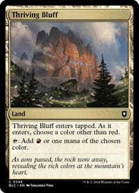 Thriving Bluff from Commander: Bloomburrow