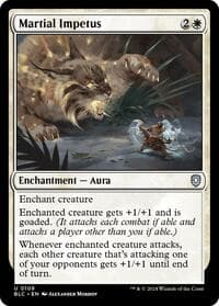 Martial Impetus from Commander: Bloomburrow