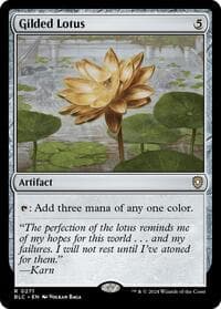 Gilded Lotus from Commander: Bloomburrow