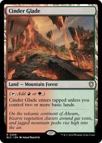 Cinder Glade from Commander: Bloomburrow