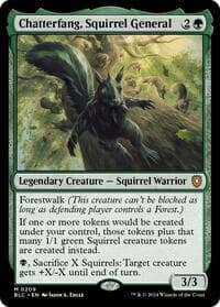 Chatterfang, Squirrel General from Commander: Bloomburrow