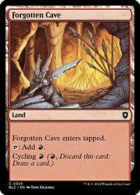Forgotten Cave from Commander: Bloomburrow