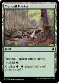 Tranquil Thicket from Commander: Bloomburrow