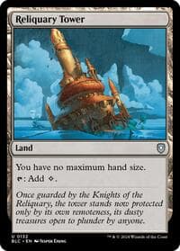 Reliquary Tower from Commander: Bloomburrow