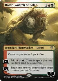 Domri, Anarch of Bolas (Borderless) from Commander: Bloomburrow