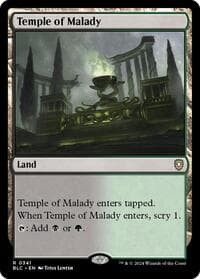 Temple of Malady from Commander: Bloomburrow