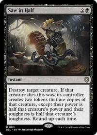 Saw in Half from Commander: Bloomburrow