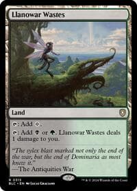 Llanowar Wastes from Commander: Bloomburrow