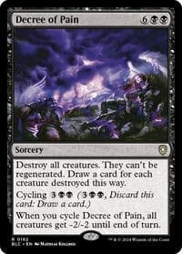 Decree of Pain from Commander: Bloomburrow