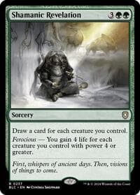 Shamanic Revelation from Commander: Bloomburrow