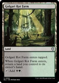 Golgari Rot Farm from Commander: Bloomburrow