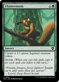 Chatterstorm from Commander: Bloomburrow