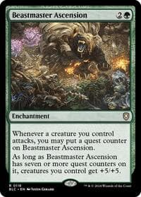 Beastmaster Ascension from Commander: Bloomburrow