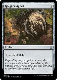 Golgari Signet from Commander: Bloomburrow