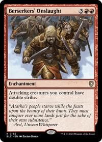 Berserkers' Onslaught from Commander: Bloomburrow