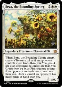 Beza, the Bounding Spring from Promo Pack: Bloomburrow