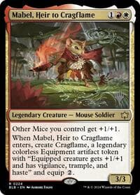Mabel, Heir to Cragflame from Promo Pack: Bloomburrow