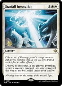 Starfall Invocation from Prerelease Cards