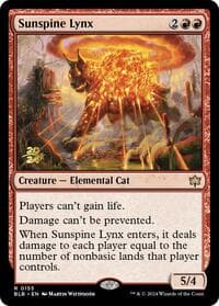 Sunspine Lynx from Prerelease Cards