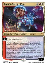Comet, Stellar Pup (White Border) from Mystery Booster 2