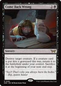 Come Back Wrong (0292) from Duskmourn: House of Horror