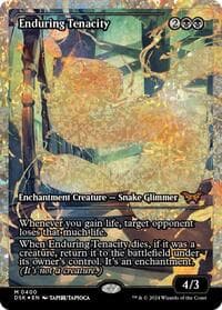 Enduring Tenacity (Showcase) (Fracture Foil) from Duskmourn: House of Horror