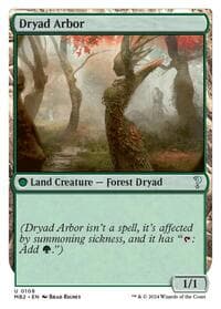 Dryad Arbor (White Border) from Mystery Booster 2