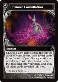 Demonic Consultation (Future Sight) from Mystery Booster 2
