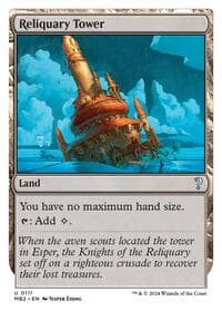 Reliquary Tower (White Border) from Mystery Booster 2