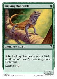 Basking Rootwalla (White Border) from Mystery Booster 2