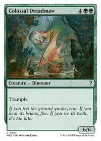 Colossal Dreadmaw (White Border) from Mystery Booster 2