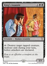 King's Assassin (White Border) from Mystery Booster 2