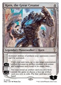Karn, the Great Creator (White Border) from Mystery Booster 2