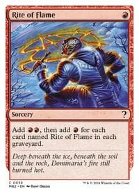 Rite of Flame (White Border) from Mystery Booster 2