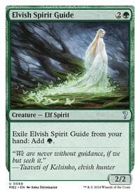 Elvish Spirit Guide (White Border) from Mystery Booster 2