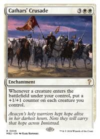 Cathars' Crusade (White Border) from Mystery Booster 2