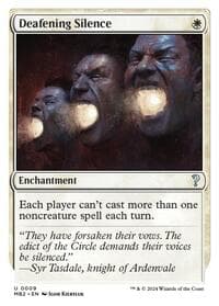 Deafening Silence (White Border) from Mystery Booster 2