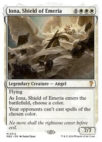 Iona, Shield of Emeria (White Border) from Mystery Booster 2
