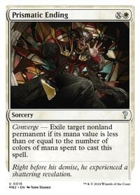 Prismatic Ending (White Border) from Mystery Booster 2